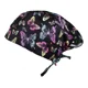 thumbnail image 1 of Gorro Médico Quirúrgico Dama Negro Mariposas, 1 of 4