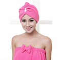 thumbnail image 3 of Quick drying Hair Towel Cap Rapid Drying Hair Towel Thick Absorbent Shower Cap Fast Solid Color Towel, 3 of 5
