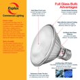 thumbnail image 3 of Bombillas LED Explux Commercial PAR30, cuello corto, 9 W, 2700 K, paquete de 6, 3 of 9