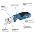 thumbnail image 2 of Utility Knife Set BOSCH H11-14200-1 Folding, Snap-Off 3-Piece, 2 of 9