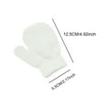 thumbnail image 3 of NAISIBABY Boys Girls Winter Gloves, Solid Color Mittens Knitting Cotton Kids Soft Stretchy Gloves White Free Size, 3 of 7