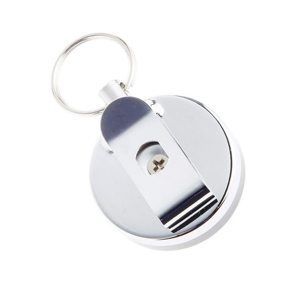 1pc Retractable Key Chain / ID Holder Belt black color