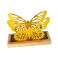 thumbnail image 5 of CoudarTitie Butterfly Napkin Holder for Table Countertop Organizer Freestanding Metal Tissue Gold, 5 of 9