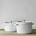 thumbnail image 4 of Staub Cast Iron Dutch Oven 5-qt Tall Cocotte, Made in France, Serves 5-6, White, 4 of 9