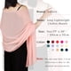 thumbnail image 3 of Ladiery - Chal de gasa para mujer, vestidos de noche, elegantes chales transparentes suaves para novia formal y elegante, 3 of 3