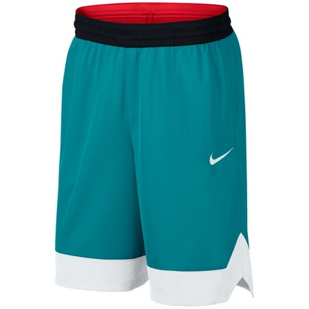 Nike Mens Activewear Medium Dri Fit Colorblock Mesh Shorts   Green M