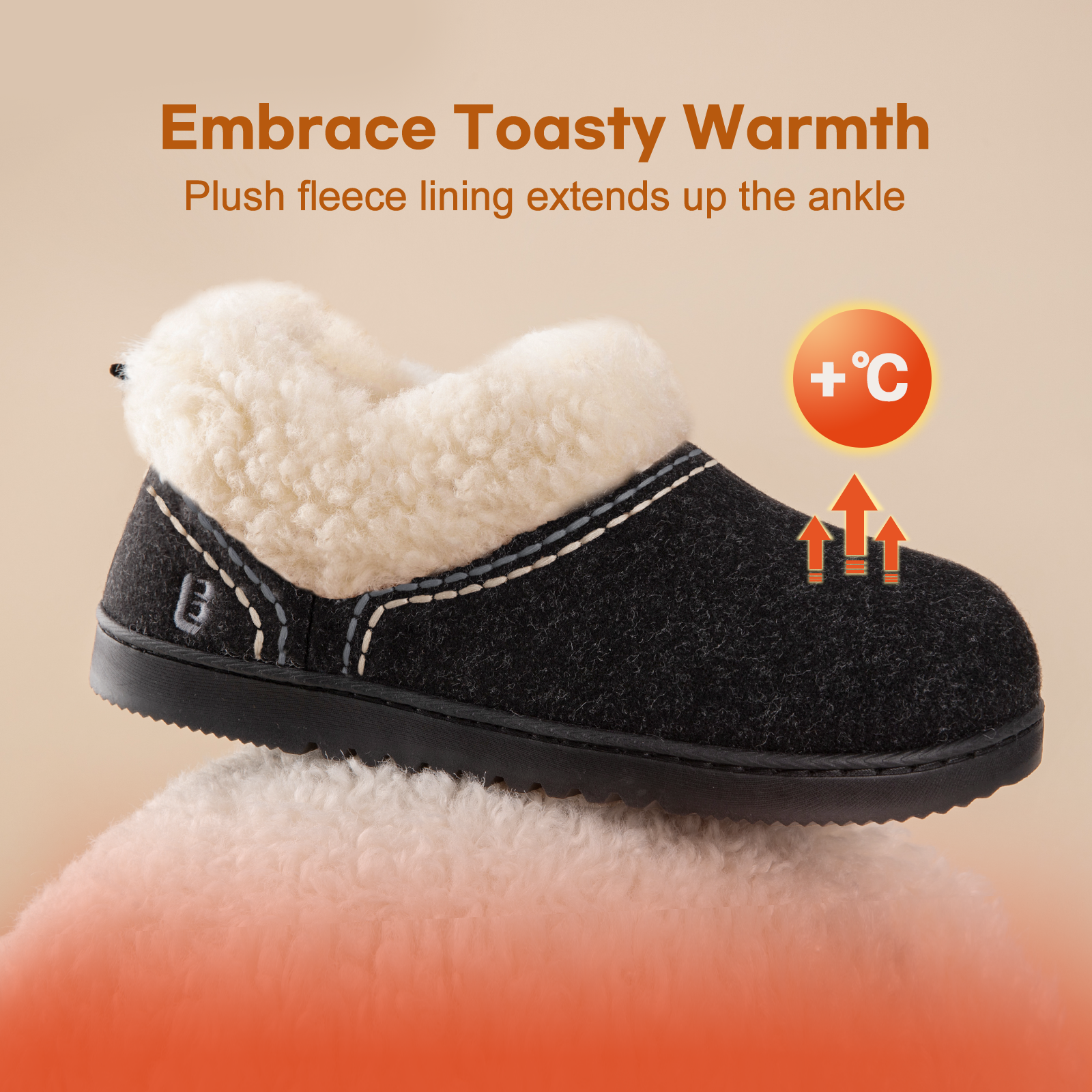 LongBay Women's Cozy Bootie Slippers with Memory Foam photo 3