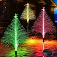 thumbnail image 5 of Kehuo Solar Christmas Trees Lights Outdoor Decorations, Small Solar Xmas Tree Garden Lights Waterproof, Color Changing Solar Flower Lights Yard Stake Decor, Clearance Sales, 5 of 9