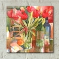 thumbnail image 4 of Epic Art 'Bottles & Blooms'  by Annelein Beukenkamp Acrylic Glass Wall Art, 12" x 12", 4 of 8
