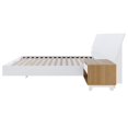 thumbnail image 3 of Nexera Oslo Ensemble de Chambre Plateforme Flottante 3 Pcs, Blanc, Grand, 3 of 7
