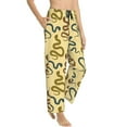thumbnail image 2 of Naloa Various Snake Print Women’s Ultra-Soft Comfy Pajama Lounge Pants with Pockets & Drawstring, 2 of 8