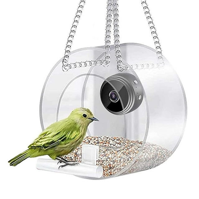 AAOMASSR Smart bird feeder with camera, window bird feeders, bird
