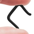 thumbnail image 2 of Luxe Modz Septum Retainer Black Pyrex Glass Body Jewelry for Women Men - Sold Individually, 2 of 5