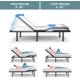 Furgle Split King Size Adjustable Bed Base Frame for Stress Management ...