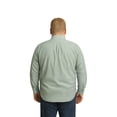 thumbnail image 2 of Big Kong Camisa Tallas Grandes Hombre Blanca Rayas Verdes Oversize, 2 of 5