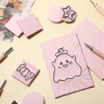 thumbnail image 4 of 18 Pieces Rubber Stamp Carving Blocks Pink Soft Linoleum Blocks Carving Blocks Kit for Stamp Soft Rubber Crafts, 4 of 5