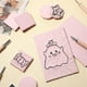 thumbnail image 4 of 18 Pieces Rubber Stamp Carving Blocks Pink Soft Linoleum Blocks Carving Blocks Kit for Stamp Soft Rubber Crafts, 4 of 5