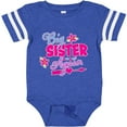 thumbnail image 3 of Inktastic Big Sister Again with Flowers and Arrow Girls Baby Bodysuit, 3 of 5
