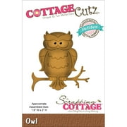 CottageCutz Petites Die -Owl 1.9"X2"