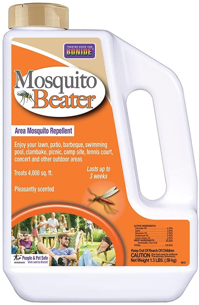 Bonide Mosquito Beater 1.3 lbs Mosquito Repellent Ready-to-Use Granules for Outdoors
