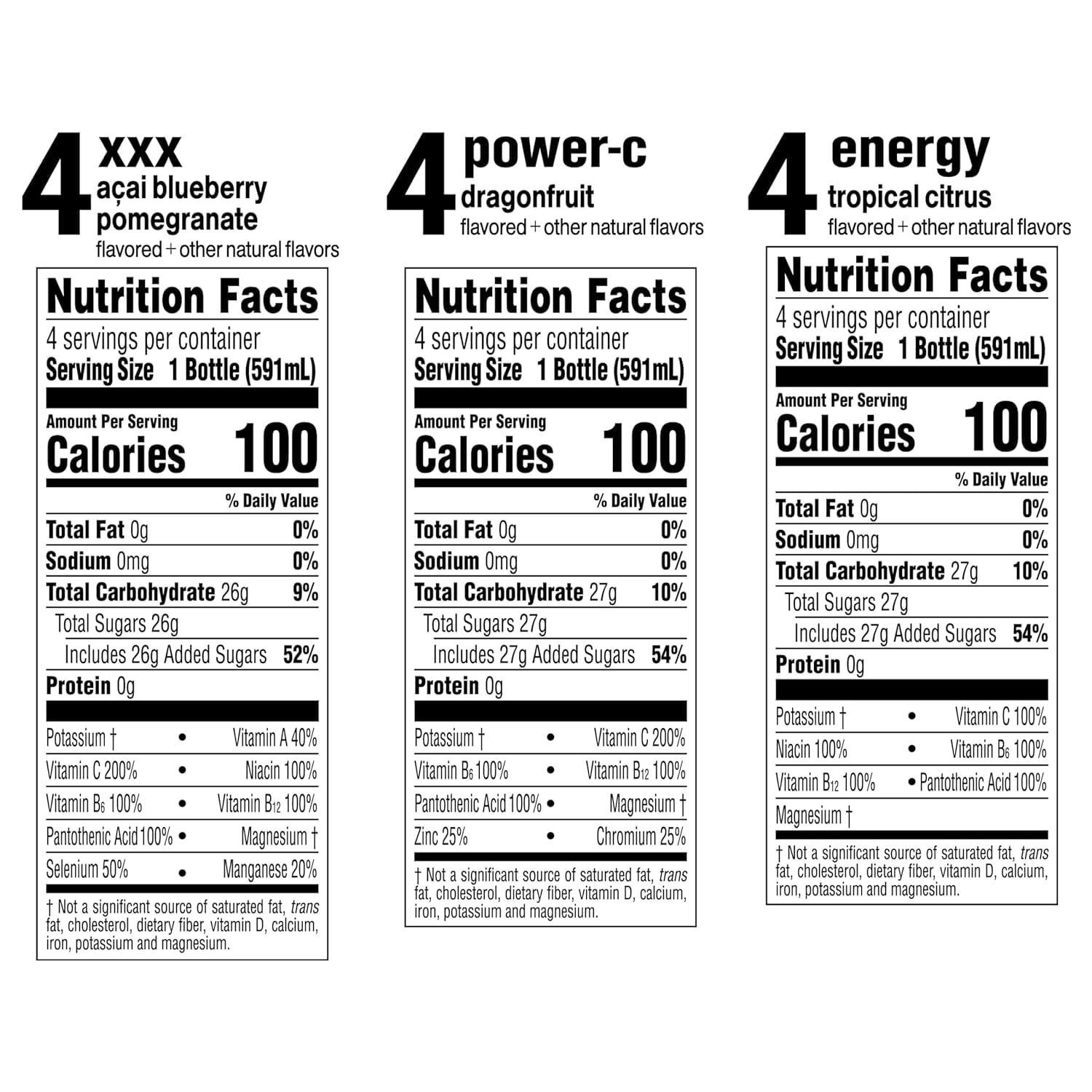 vitaminwater variety pack Bottles, 20 fl oz, 12 Pack