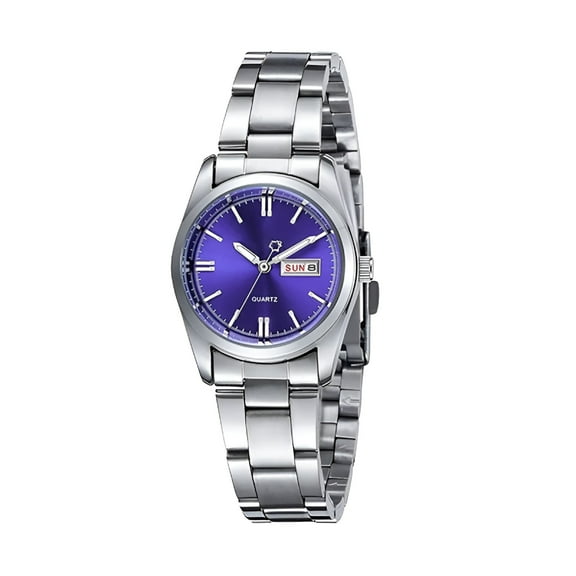 DESIGNICE Ladies Waterproof Calendar Watch Women Watches Ladies Quartz Clocks Watch Women Stainless Steel Date Gift Dial Women Analog Watch with Stainless Steel Expansion Band,Waterproof Watches