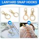 thumbnail image 5 of 100PCS Swivel Clasps Lanyard Snap Hooks with Key Rings, Key Chain, 5 of 5