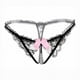 thumbnail image 1 of Tanga de lencería sexy para mujer, ropa interior sexy de cintura baja, pantalones T transparentes ultrafinos de tentación caliente japonesa, 1 of 6
