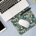 thumbnail image 3 of Square Flower Mouse Pad Premium Washable Cloth, NonSlip Rubber Base, Durable Stitched Edges, Perfect for Computers and Laptops, 9.25x7.75x0.12 Inch, 3 of 6