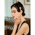 thumbnail image 2 of 1920s Flapper Headband Roaring 20s Great Gatsby Headpiece Rhinestone Hair Clip Hair Accessories for Women, 2 of 4