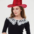 thumbnail image 6 of Slccxzc Sparkly Sequin Cowboy Hat Glitter Western Party Hat, 6 of 7
