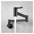 thumbnail image 3 of Pot Filler Tap Wall Mounted Foldable Kitchen Faucet Single Cold Single Hole Sink Tap Rotate Folding Spout Brushed Gold Brass ,bar Laundry RV Farmhouse, 3 of 6