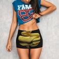thumbnail image 3 of Balery Yellow White-Lipped Pit Viper Pantalones cortos de entrenamiento estampados para mujer, sin costuras, ajustados, para gimnasio, yoga, correr, deportes, ejercicio activo, fitness.-Large, 3 of 8