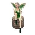 thumbnail image 1 of Colección de figuras de hadas en miniatura: estatuas para alféizares, entradas y balcones. Verde, 1 of 8