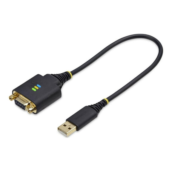 StarTech 1ft/30cm USB to Null Modem Serial Adapter Cable
