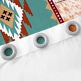thumbnail image 5 of Patchwork Cowhide 30%-50% Blackout Curtains Geometric Diamond Triangle Western Curtains 2 Panels 38"Wx54"L,Tribal Arrow Aztec Curtains & Drapes Farm Animals Bull Cow Print Southwestern Decor, 5 of 6