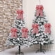 thumbnail image 4 of Lazo de lino de 1/6 piezas para decoración de árbol de Navidad, decoración de Nochevieja para el hogar, lazos de cinta para fiesta de navidad, 4 of 4