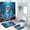 Pattern-3, variant on Jellyfish Shower Curtain Sets with Non-Slip Rug Blue Ocean Coral Magic Underwater World Bathroom Decor Bath Curtain with Rugs Toilet Lid Cover Bath Mat, 72x72 Inch