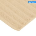 thumbnail image 5 of Lined 100% Combed Cotton Bath Mats Set for Bathroom 2 Piece, Camel, 5 of 5
