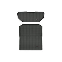 WeatherTech Cargo Trunk Liner compatible with 2022-2024 Rivian R1S - Front Cargo and Behind 2nd Row, Black