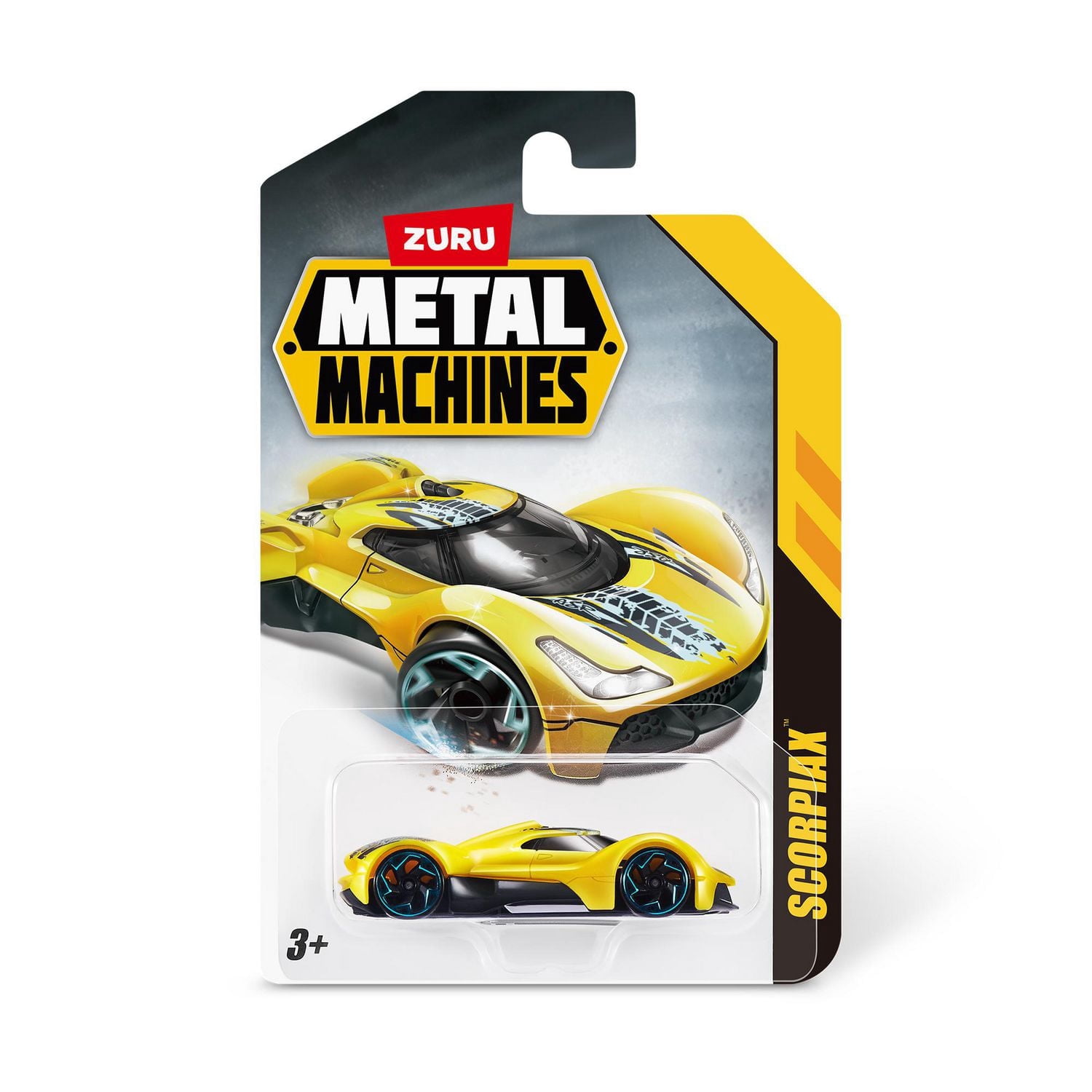 Ensemble de 1 petite voiture de course Machines en métal de ZURU (les styles peuvent varier