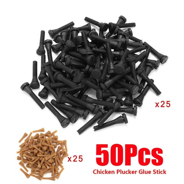 BTOER 50 Pcs Plumeur de Poulet Doigts de Volaille Canard Poule Usage Intensif