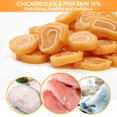 thumbnail image 3 of (3 pack) Jungle Calling Chicken Wrapped Dog Treats, Grain Free Soft Chewy Chicken&Codfish Treats for Training Rewards,10.6Ounce, 3 of 8