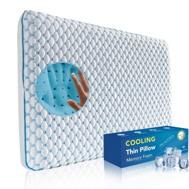Almohada para dormir para el estómago, espuma viscoelástica Iwacool, para aliviar el dolor de hombro