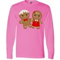 thumbnail image 3 of Inktastic Gingerbread Couple Long Sleeve T-Shirt, 3 of 5