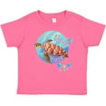 thumbnail image 3 of Inktastic Pompano Beach, Florida Swimming Sea Turtle with Bubbles Boys or Girls Baby T-Shirt, 3 of 5