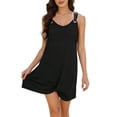 thumbnail image 3 of Sentmoon Robes d'Été pour Femmes Robe Athlétique pour Femmes Été 2026 Sans Manches Col en V Nœud Coupe Ample Robe Décontractée pour Femmes pour Croisière et Complexe P-3TG, 3 of 9