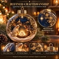 thumbnail image 3 of CSSAD Christmas Tree Decorations Balls Light Up Christmas Ornaments with Mini Holiday Scene Glowing Christmas Tree Hanging Ball Glowing Christmas Pendants for Tree Mantel Christmas Party Decor, 3 of 6