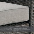 thumbnail image 6 of Grand Patio Outdoor Furniture Patio Wicker Adult Sofa Chair with Thick Cushions and Armchairs, Gray, 6 of 8