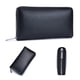 thumbnail image 5 of Cartera de bloqueo Soledad cuero Con cremallera alrededor grande negro, 5 of 10